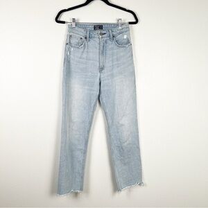 Abercrombie‎ & Finch Zoe Natural Rise Ankle Straight Jeans